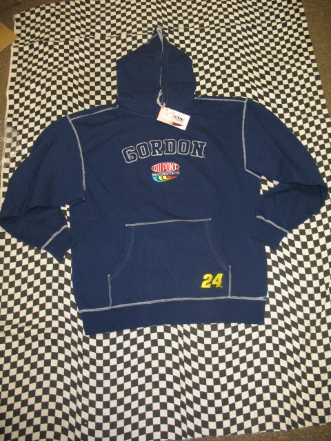 jeff gordon #24 dupont men"s fleece hoodie by chase!