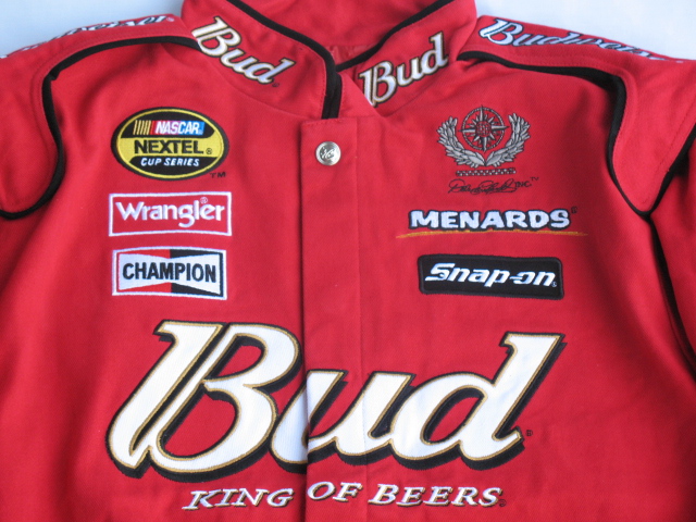 Dale Earnhardt, Jr. Budweiser Cotton Twill 2XL Jacket By Chase  