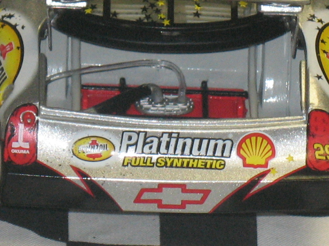 24 Kevin Harvick #29 Pennzoil All Star Win 2007 Car  